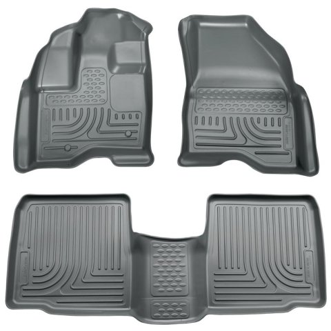 Husky Liners 09-13 Lincoln MKS WeatherBeater Combo Black Floor Liners thumbnail 5