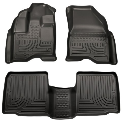 Husky Liners 09-13 Lincoln MKS WeatherBeater Combo Black Floor Liners thumbnail 6