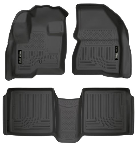 Husky Liners 09-12 Ford Flex/10-12 Lincoln MKT WeatherBeater Combo Black Floor Liners thumbnail 7