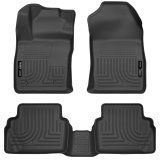 Husky Liners 11-12 Ford Fiesta WeatherBeater Combo Black Floor Liners thumbnail 1
