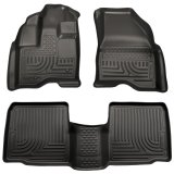 Husky Liners 11-12 Ford Explorer WeatherBeater Combo Black Floor Liners thumbnail 1