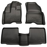 Husky Liners 11-12 Ford Explorer WeatherBeater Combo Black Floor Liners thumbnail 2