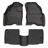 Husky Liners 11-12 Ford Explorer WeatherBeater Combo Black Floor Liners thumbnail 4