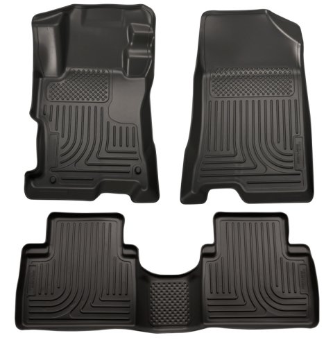 Husky Liners 11-12 Kia Sorento (Auto Trans. Only) WeatherBeater Combo Black Floor Liners thumbnail 2