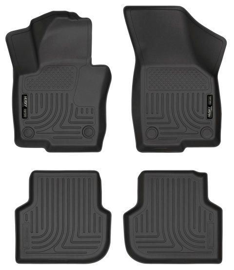 Husky Liners 2011 Volkswagen Jetta (Sedan) WeatherBeater Combo Black Floor Liners thumbnail 1