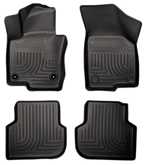 Husky Liners 2011 Volkswagen Jetta (Sedan) WeatherBeater Combo Black Floor Liners thumbnail 2
