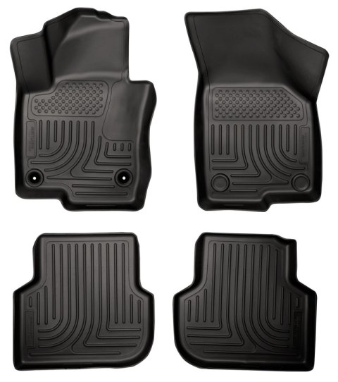 Husky Liners 2011 Volkswagen Jetta (Sedan) WeatherBeater Combo Black Floor Liners thumbnail 3