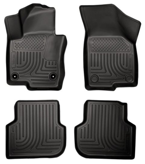 Husky Liners 2011 Volkswagen Jetta (Sedan) WeatherBeater Combo Black Floor Liners thumbnail 6