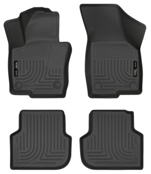 Husky Liners 2011 Volkswagen Jetta (Sedan) WeatherBeater Combo Black Floor Liners thumbnail 7