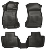 Husky Liners 10-12 Subaru Legacy/Outback WeatherBeater Combo Black Floor Liners thumbnail 1