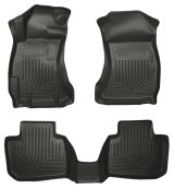 Husky Liners 10-12 Subaru Legacy/Outback WeatherBeater Combo Black Floor Liners thumbnail 2