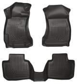 Husky Liners 10-12 Subaru Legacy/Outback WeatherBeater Combo Black Floor Liners thumbnail 4