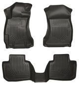 Husky Liners 10-12 Subaru Legacy/Outback WeatherBeater Combo Black Floor Liners thumbnail 7