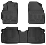 Husky Liners 10-12 Toyota Prius WeatherBeater Combo Black Floor Liners thumbnail 1