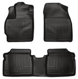Husky Liners 10-12 Toyota Prius WeatherBeater Combo Black Floor Liners thumbnail 5