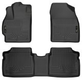 Husky Liners 10-12 Toyota Prius WeatherBeater Combo Black Floor Liners thumbnail 6