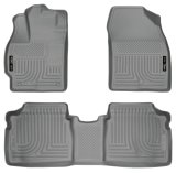Husky Liners 10-12 Toyota Prius WeatherBeater Combo Gray Floor Liners thumbnail 7
