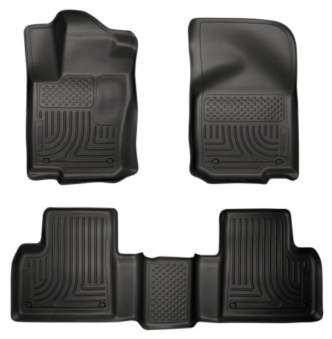 Husky Liners 2012 Mercedes ML350 WeatherBeater Combo Black Floor Liners thumbnail 2