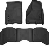 Husky Liners 2012 Dodge Ram 1500/2500 Crew Cab WeatherBeater Combo Black Floor Liners thumbnail 9