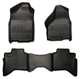 Husky Liners 09-12 Dodge Ram 1500 Quad Cab WeatherBeater Black Front & Second Seat Floor Liner thumbnail 5