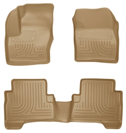 Husky Liners 2013 Ford Escape WeatherBeater Combo Tan Floor Liners thumbnail 1