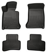 Husky Liners 2012 Mercedes C-Class WeatherBeater Combo Black Floor Liners thumbnail 1