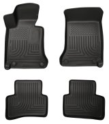 Husky Liners 2012 Mercedes C-Class WeatherBeater Combo Black Floor Liners thumbnail 3