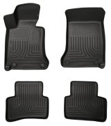 Husky Liners 2012 Mercedes C-Class WeatherBeater Combo Black Floor Liners thumbnail 4