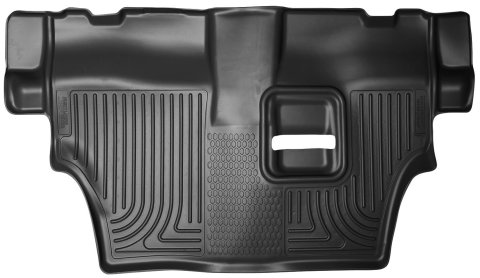 Husky Liners 11-22 Dodge Durango WeatherBeater 2nd Row Bench w/3rd Row Seat Black Floor Liners thumbnail 1