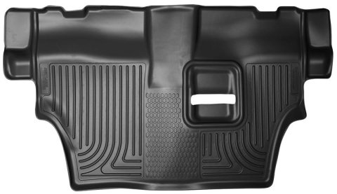 Husky Liners 11-22 Dodge Durango WeatherBeater 2nd Row Bench w/3rd Row Seat Black Floor Liners thumbnail 2