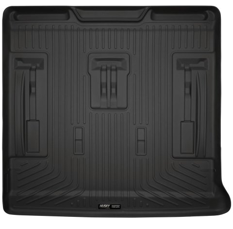 Husky Liners 07-13 GM Escalade/Suburban/Yukon WeatherBeater Black Rear Cargo Liners thumbnail 1