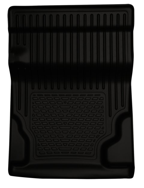 Husky Liners 10-13 GM Escalade/Tahoe/Yukon WeatherBeater Black Walkway Floor Liner (2nd Row Bucket) thumbnail 1