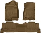 Husky Liners 07-13 GM Escalade/Suburban/Yukon WeatherBeater Tan Front & 2nd Seat Floor Liners thumbnail 4