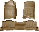 Husky Liners 07-13 GM Escalade/Suburban/Yukon WeatherBeater Tan Front & 2nd Seat Floor Liners thumbnail 7