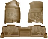Husky Liners 07-13 GM Escalade ESV/Avalanche/Suburban WeatherBeater Tan Front/2nd Row Floor Liners thumbnail 7
