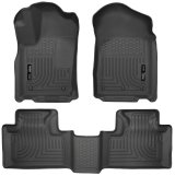 Husky Liners 11-13 Dodge Durango / 11-13 Jeep Grand Cherokee WeatherBeater Combo Black Floor Liners thumbnail 1