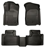 Husky Liners 11-13 Dodge Durango / 11-13 Jeep Grand Cherokee WeatherBeater Combo Black Floor Liners thumbnail 2