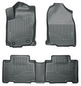 Husky Liners 2013 Honda Accord WeatherBeater Black Front & 2nd Seat Floor Liners (4-Door Sedan Only) thumbnail 2
