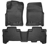 Husky Liners 2013 Toyota 4Runner WeatherBeater Black Front & 2nd Seat Floor Liners thumbnail 1