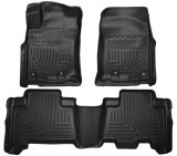 Husky Liners 2013 Toyota 4Runner WeatherBeater Black Front & 2nd Seat Floor Liners thumbnail 7