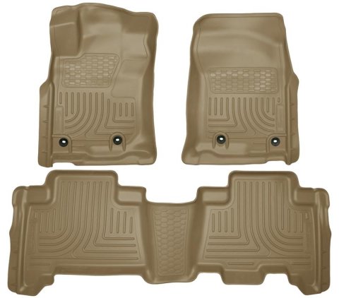 Husky Liners 2013 Toyota 4Runner WeatherBeater Tan Front & 2nd Seat Floor Liners thumbnail 4