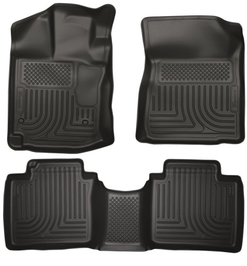 Husky Liners 12-13 Toyota Venza WeatherBeater Black Front & 2nd Seat Floor Liners thumbnail 3