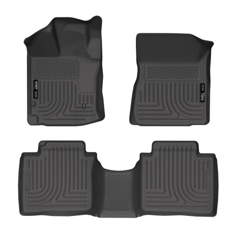 Husky Liners 12-13 Toyota Venza WeatherBeater Black Front & 2nd Seat Floor Liners thumbnail 4