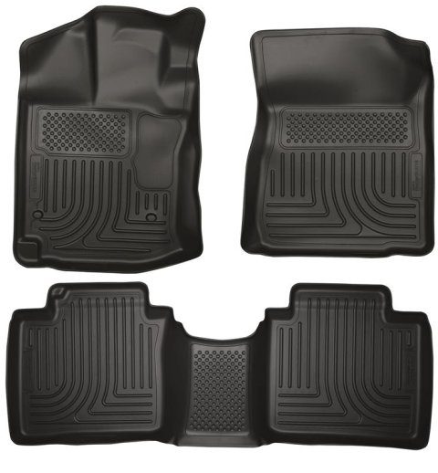Husky Liners 12-13 Toyota Venza WeatherBeater Black Front & 2nd Seat Floor Liners thumbnail 7