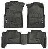 Husky Liners 05-13 Toyota Tacoma WeatherBeater Combo Black Floor Liners thumbnail 2