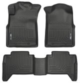 Husky Liners 05-13 Toyota Tacoma WeatherBeater Combo Black Floor Liners thumbnail 7