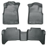 Husky Liners 05-13 Toyota Tacoma WeatherBeater Combo Grey Floor Liners thumbnail 6