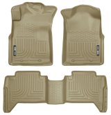 Husky Liners 05-13 Toyota Tacoma WeatherBeater Combo Tan Floor Liners thumbnail 2