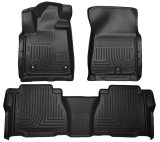 Husky Liners 12-13 Toyota Tundra Weatherbeater Black Front & 2nd Seat Floor Liners thumbnail 4