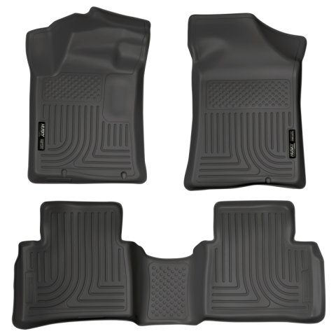 Husky Liners 13 Nissan Altima Weatherbeater Black Front & 2nd Seat Floor Liners thumbnail 2